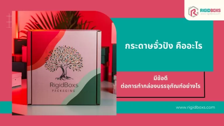 กระดาษจั่วปัง คืออะไร มีข้อดีต่อการทำกล่องบรรจุภัณฑ์อย่างไร 01