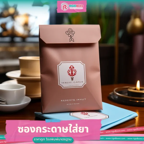 ถุงกระดาษใส่ยา รับทำถุงกระดาษ (paper bag) ราคาถูก ตามที่คุณต้องการ 03